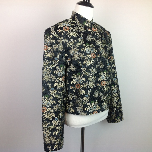 Vintage JA Resort Evening Jacket Womens Medium - Picture 2 of 8